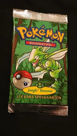 Jungle 1st Edition Dutch Booster Pack Short Stem Booster Pack Pokemon Scyther - Image 1
