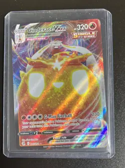 Pokemon Cinderace Vmax 045/264 NM Full Art Ultra Rare Fusion Strike - Image 1