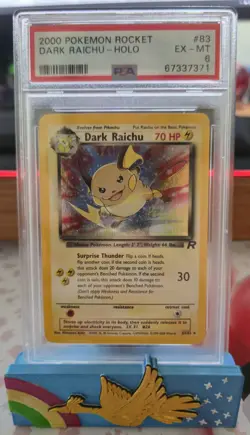 2000 POKEMON ROCKET #83 DARK RAICHU-HOLO - PSA 6 - Image 1