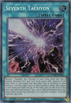 Yugioh MZTM-EN016 - Seventh Tachyon - Secret Rare - Image 1
