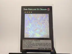 Dark Rebellion Xyz Dragon ☆NECH-EN053☆ Ghost Rare Unlimited Edition YuGiOh! - Image 1