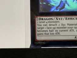 Dark Rebellion Xyz Dragon ☆NECH-EN053☆ Ghost Rare Unlimited Edition YuGiOh! - Image 4