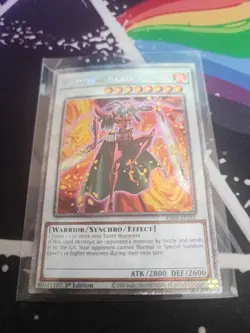 Crimson Blader 1st Edition Platinum Secret Rare RA04-EN161 Yu-Gi-Oh! - Image 1