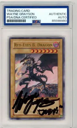 PSA Wayne Grayson Red-Eyes B. Dragon YAP1-EN002 Anniversary Pack Limited Edition - Image 1