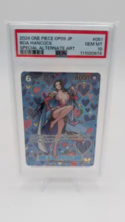 2024 ONE PIECE JPN OP09-EMPERORS IN THE NEW WORLD #051 BOA HANCOCK PSA 10 - Image 1