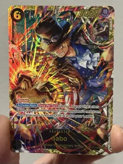 One Piece SABO Carrying On His Will, OP13-120 Secret Rare SEC English NM - Image 1