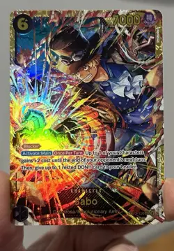 One Piece SABO Carrying On His Will, OP13-120 Secret Rare SEC English NM - Image 5