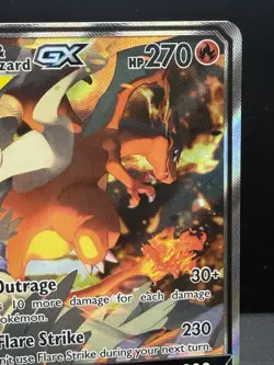 Pokemon TCG Sun & Moon Reshiram Charizard GX SM201 Full Art Black Star Promo NM! - Image 3