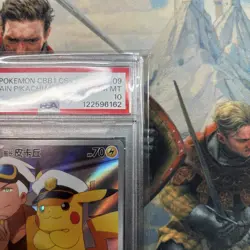 2025 POKEMON SIMPLIFIED CHINESE CBB1 C-GEM PACK VOL 1 #09 CAPTAIN PIKACHU PSA 10 - Image 4