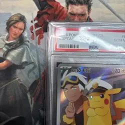 2025 POKEMON SIMPLIFIED CHINESE CBB1 C-GEM PACK VOL 1 #09 CAPTAIN PIKACHU PSA 10 - Image 5