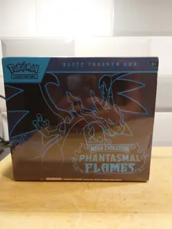 Pokemon TCG Mega Evolution Phantasmal Flames Elite Trainer Box ETB New Sealed - Image 1