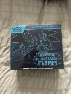 Pokemon TCG Mega Evolution Phantasmal Flames Elite Trainer Box ETB New Sealed - Image 1