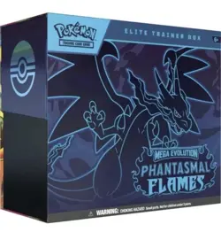New SEALED Pokemon TCG Mega Evolution Phantasmal Flames Elite Trainer Box (ETB) - Image 1
