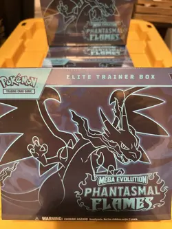 MEGA EVOLUTION PHANTASMAL FLAMES Elite Trainer Box ETB Pokemon New Sealed TCG - Image 1