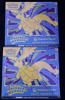Ascended Heroes 2x Pokemon Center ETB Elite Trainer Box - Sealed And New✅ - Image 1