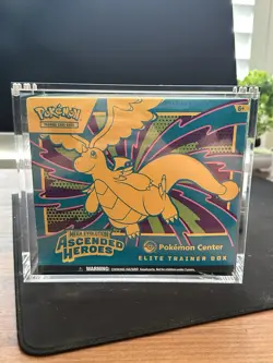 Ascended Heroes ETB Pokemon Center Exclusive New Sealed TCG With Acrylic Case - Image 1