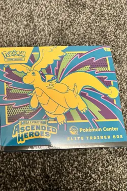 Pokemon TCG: Ascended Heroes Pokemon Center ETB Elite Trainer Box - New & Sealed - Image 1