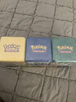 Pokemon TCG Costco Stacking 3 Tins Evolving Skies Fusion Strike Brilliant Stars - Image 2