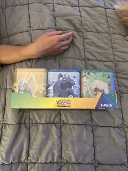 Pokemon TCG Costco Stacking 3 Tins Evolving Skies Fusion Strike Brilliant Stars - Image 4