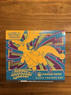 Pokemon Ascended Heroes ETB Pokemon Center Exclusive PKC Sealed & New Box #3 - Image 1
