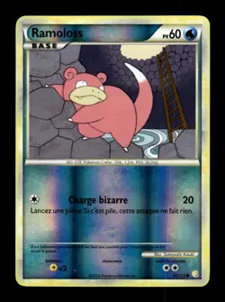 Carte Pokemon Ramoloss Reverse 81/123 HeartGold SoulSilver FR - Image 1
