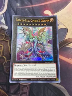 Yugioh Galaxy-Eyes Cipher X Dragon GFTP-EN011 Ultra - Image 1