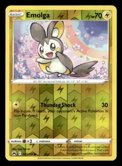 Pokemon Emolga #047/159 tcg Near Mint or Better - Image 1