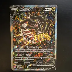 Pokemon Giratina V Ultra Rare Full Art Holo Lost Origin 186/196 220 HP - Image 1