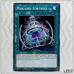 Meklord Fortress - LED7-EN029 - Common 1st Edition Yugioh - Image 1