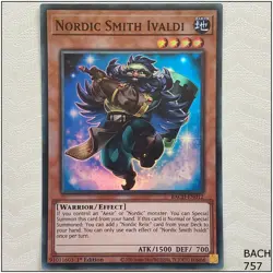 Nordic Smith Ivaldi - BACH-EN012 - Super Rare 1st Edition Yugioh - Image 1