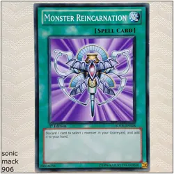 Monster Reincarnation - SDDL-EN028 - Common 1st Edition Yugioh - Image 1