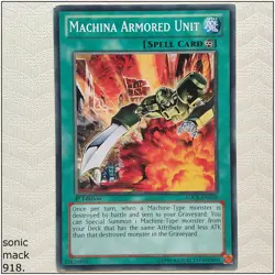 Machina Armored Unit - SDCR-EN028 - Common 1st Edition Yugioh - Image 1