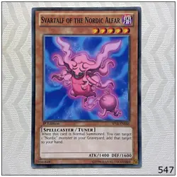 Svartalf of the Nordic Alfar - SP14-EN046 - Common 1st Edition Yugioh - Image 1
