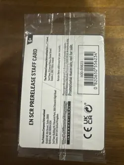 Pokemon Stellar Crown Staff Prerelease Promo Set of 4 NM Sealed Cards - Image 2