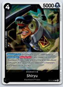 One Piece - OP10-086 - Shiryu - R - US Seller - Image 1
