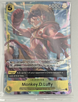 One Piece TCG Monkey.D.Luffy OP07-109 SR English Illustration Box Vol 3 Sealed - Image 1