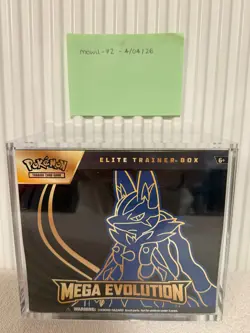 Pokemon TCG Mega Evolution Lucario Elite Trainer Box ETB NEW & SEALED - Image 1