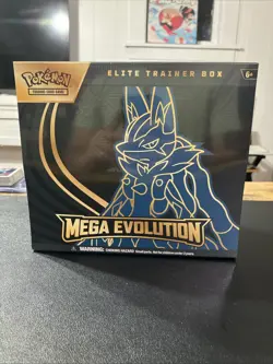 POKEMON MEGA EVOLUTION - LUCARIO Elite Trainer Box ETB - NEW - FACTORY SEALED - Image 1