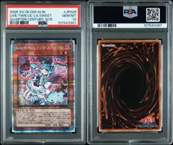 YuGiOh Live Twin Lil-la Sweet PSA 10 25th Quarter Century Secret Rare - Image 3