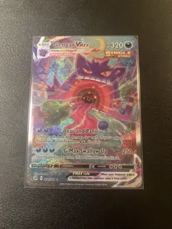 Pokemon TCG Gengar VMAX 271/264 Alt Art Fusion Strike Near Mint Condition - Image 1