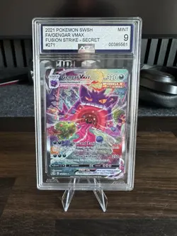 Pokemon TCG Gengar VMax 271/264 Alternative Art Secret Fusion Strike AGS 9 MINT - Image 1