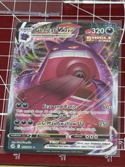 Pokemon TGC Gengar VMAX 157/264 Fusion Strike Fullart Rare - Image 3
