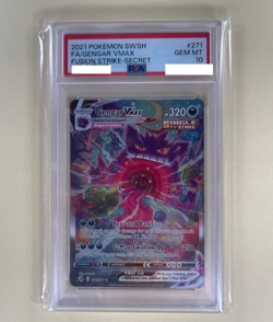Gengar VMAX 271/264 PSA 10 Fusion Strike Pokemon - Image 1