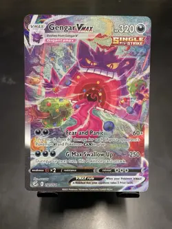 Pokemon TCG Swsh08: Fusion Strike - Gengar Vmax 271/264 Alternate Art NM/M - Image 1