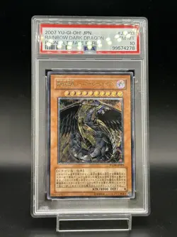 YuGiOh Rainbow Dark Dragon PSA 10 Secret Rare Collectors Card - Image 1