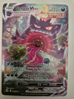 Pokemon Cards Gengar Vmax Fusion Strike Secret 2021 Full Art 271/264 - Image 1