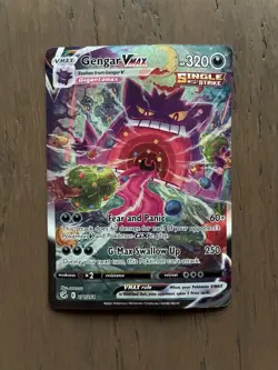 Pokemon Gengar VMAX Alternate Art Secret Rare Holo 271/264 Fusion Strike - Image 1