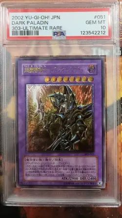 YuGiOh Black Paladin PSA 10 Ultimate Rare Duel Monsters Collectors Card - Image 1