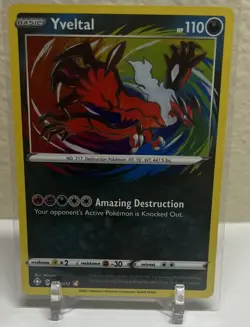 Yveltal 046/072 - Shining Fates - Amazing Rare Pokemon Card Near Mint - Image 1