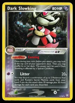 Dark Slowking 9/109 Holo Rare Team Rocket Returns Pokemon Card - Image 1